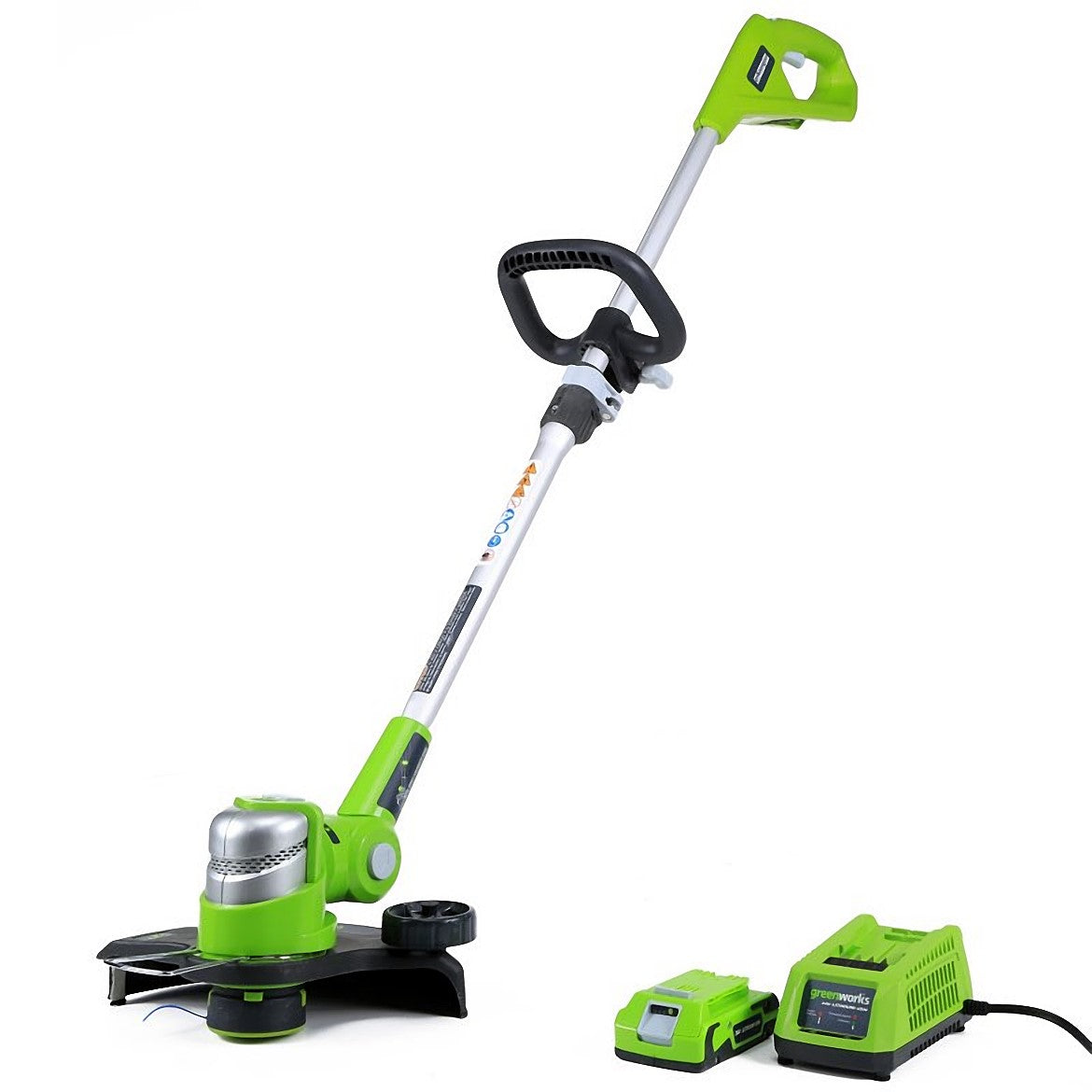 GreenWorks, GreenWorks 21342 24-Volt 12-Inch G-24 Pivoting Cordless String Trimmer