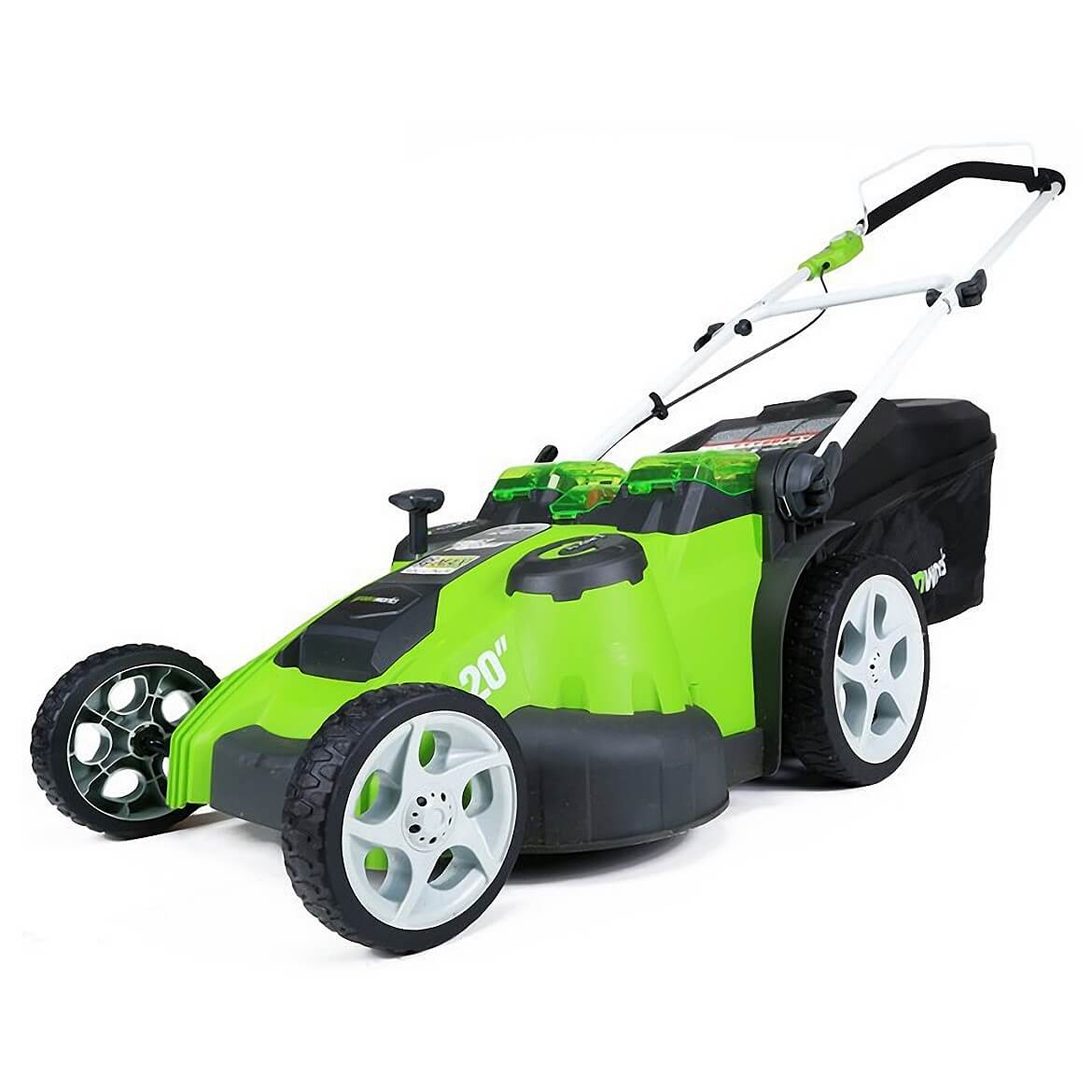 GreenWorks, GreenWorks 25302 40V 20" 4/2.0Ah Cordless Twin Force Walk Behind Lawn Mower