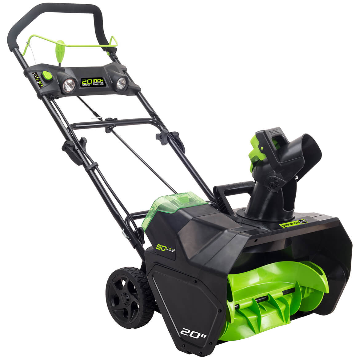 GreenWorks, GreenWorks 2601302 80-Volt 20-Inch Cordless Snow Thrower - Bare Tool