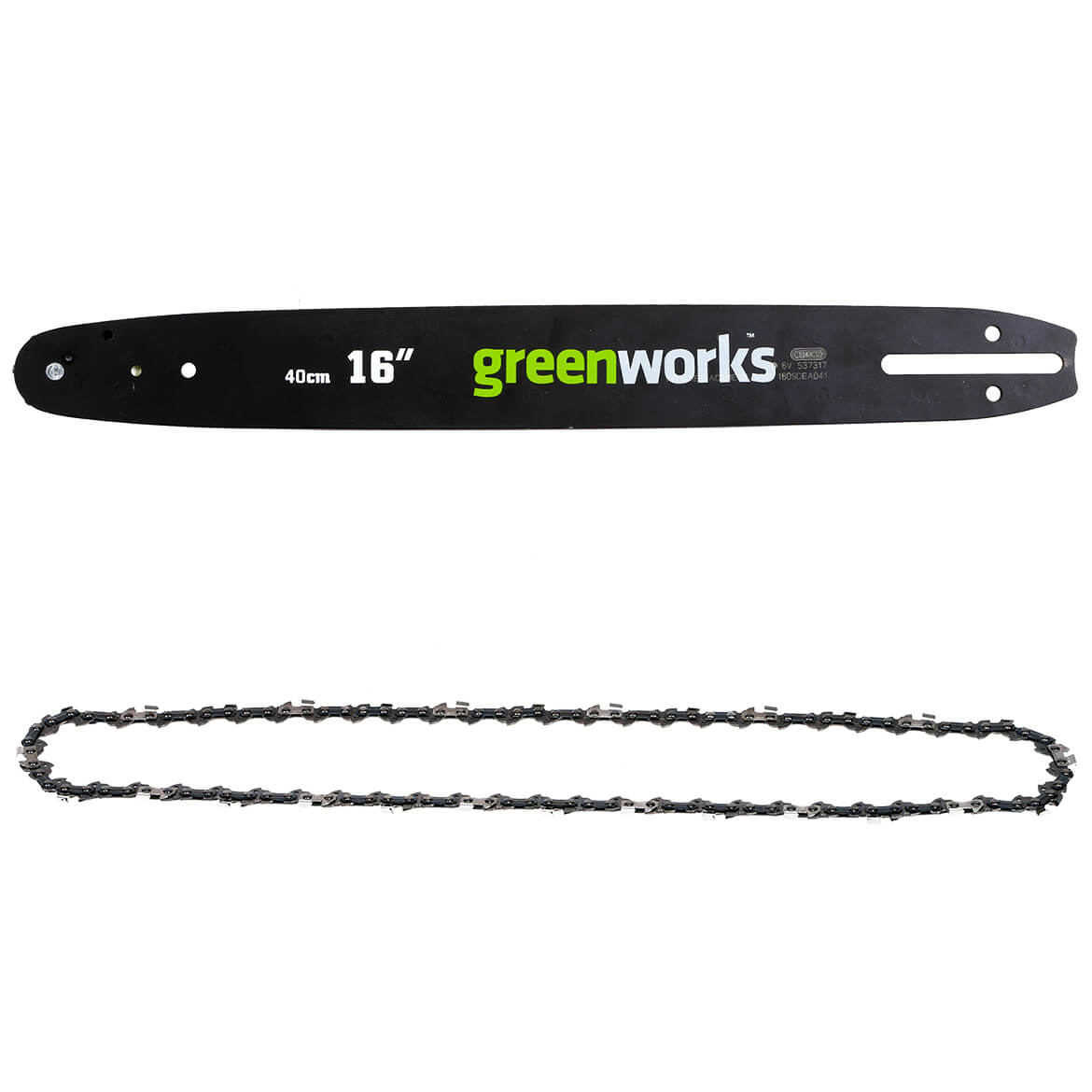 GreenWorks, GreenWorks 2904502 16-Inch x .043-Inch Replacement Chainsaw Bar and Chain Combo