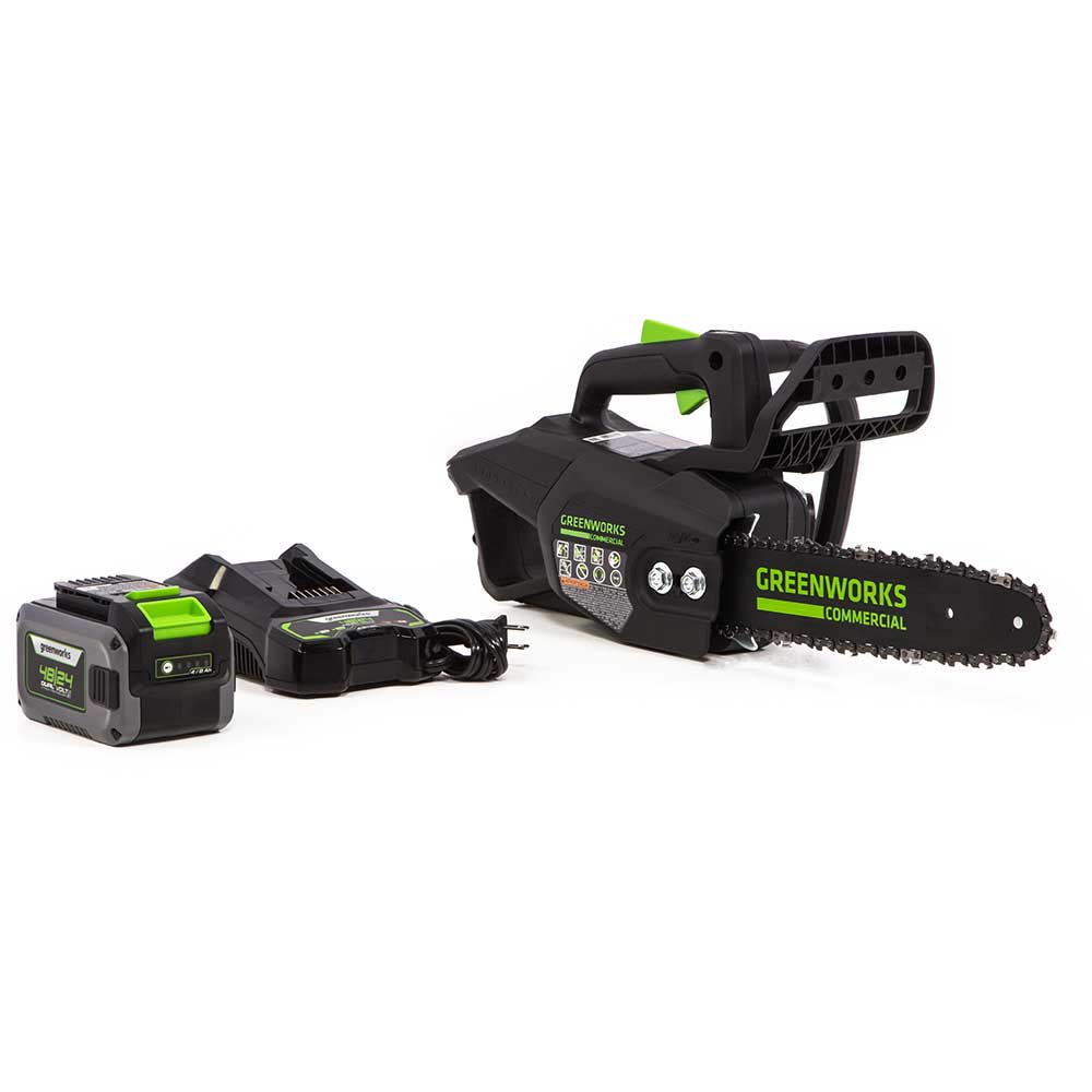 GreenWorks Commercial, GreenWorks Commercial 48TH12 48V 12" Cordless Li-Ion Top Handle Chainsaw Kit