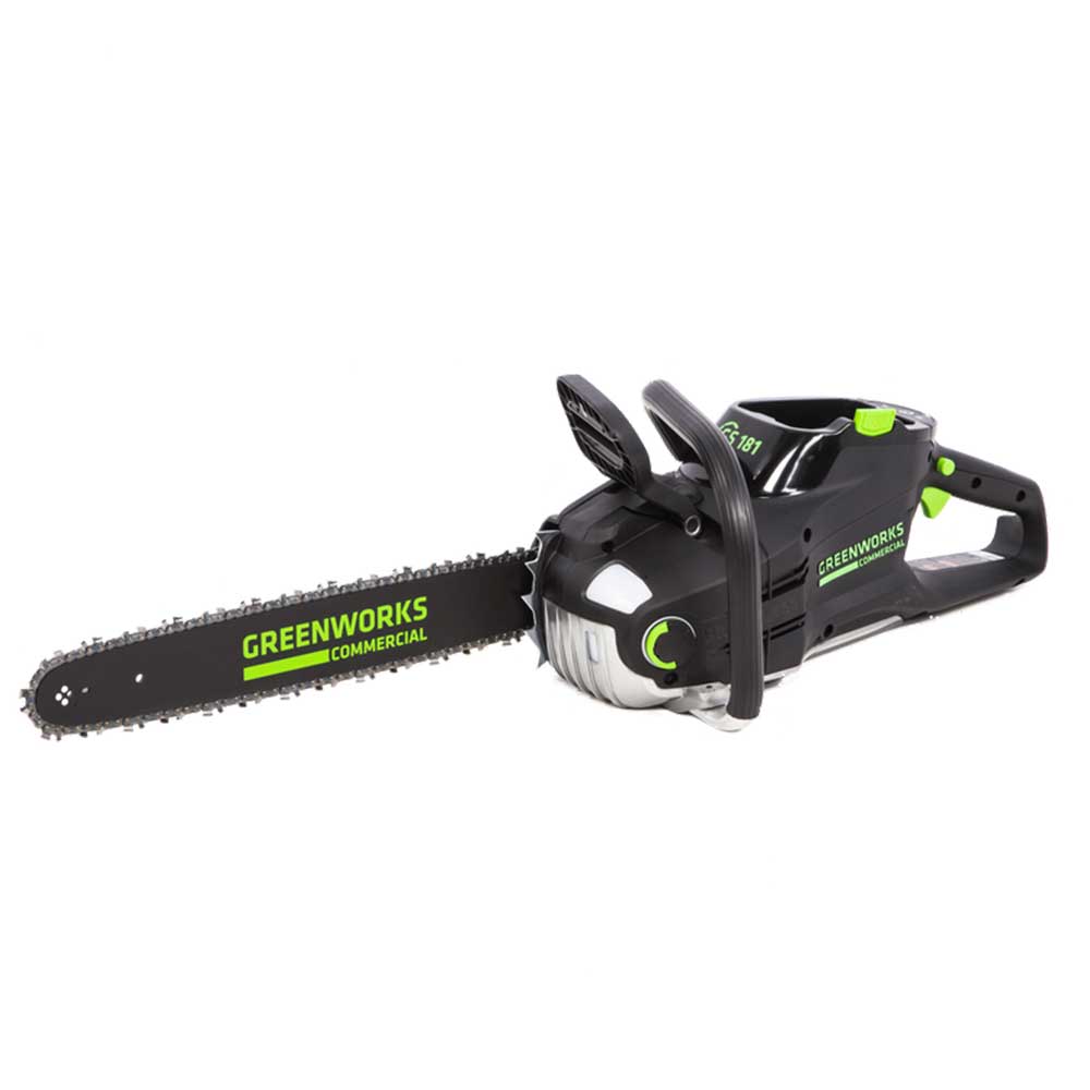 GreenWorks Commercial, GreenWorks Commercial GS181 82V 18’’ Cordless Brushless Chainsaw - Bare Tool