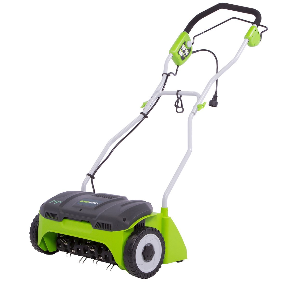 GreenWorks, GreenWorks DT14B00 14-Inch 10-Amp Steel Ergonomic Corded Detatcher - 2500600G