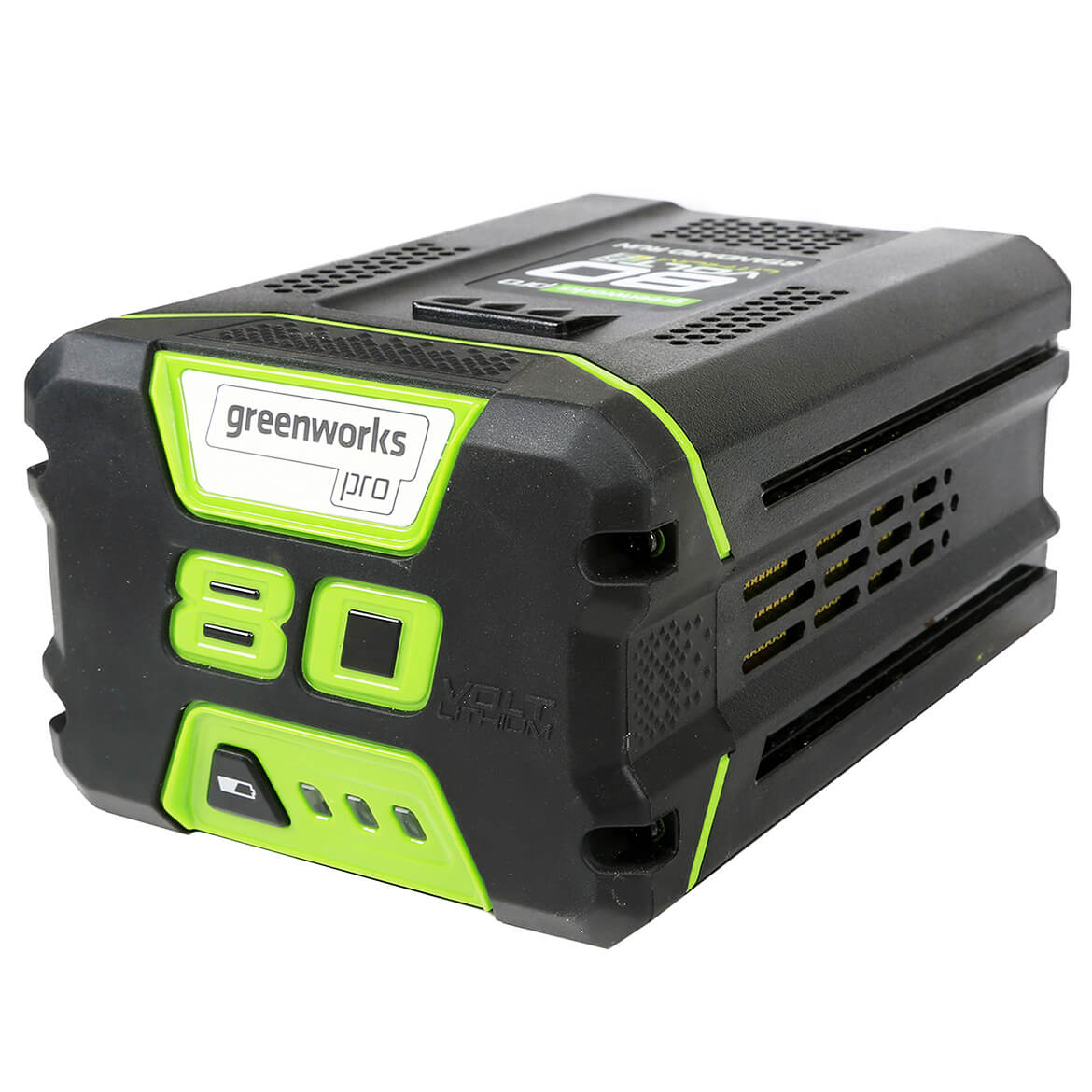 GreenWorks, GreenWorks GBA80200 80-Volt 2.0Ah Lithium-Ion Slide Battery - 2901302