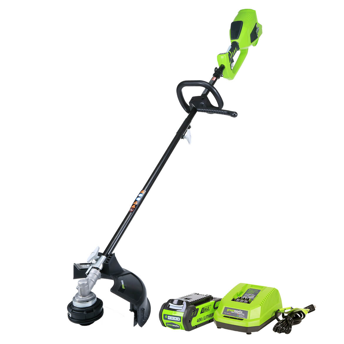 GreenWorks, GreenWorks ST40L210 40-Volt 14-Inch 2.0Ah Cordless String Trimmer Kit - 2100402