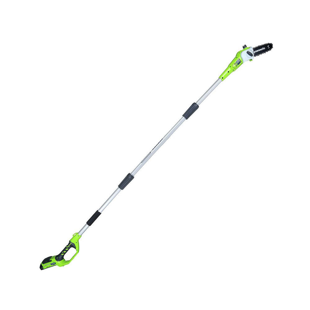 GreenWorks, Greenworks 1402102 24V 8" Cordless Pole Saw w/ 2.0AH Battery and Charger