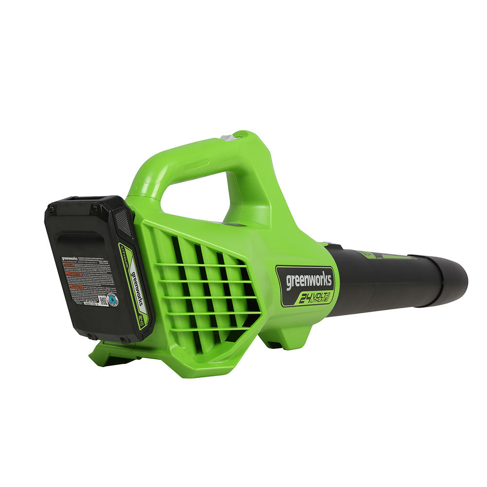 GreenWorks, Greenworks 2415602AZ 24V 320 CFM Cordless 2 Speed Leaf Blower - Bare Tool