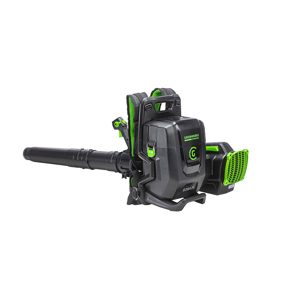 GreenWorks Commercial, Greenworks Commercial 82BA26-52DP 82V Cordless Dual Port Backpack Blower Kit