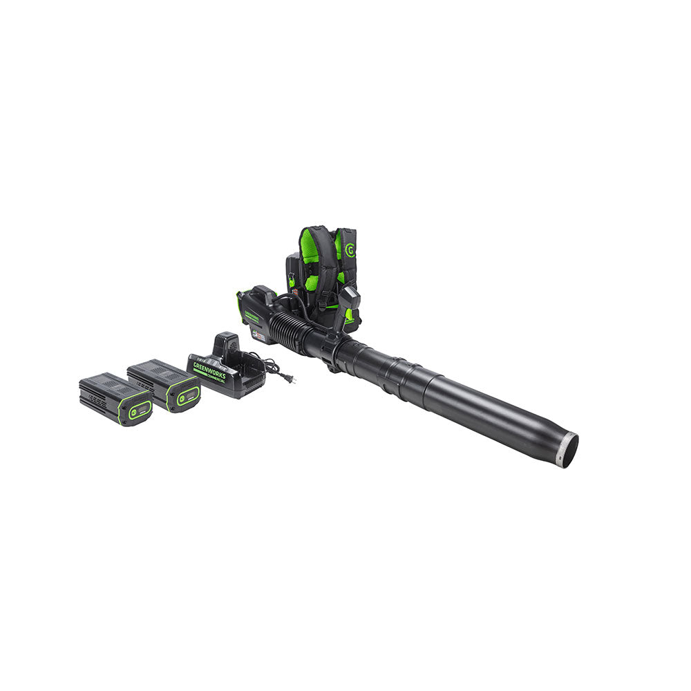 GreenWorks Commercial, Greenworks Commercial 82BA26-52DP 82V Cordless Dual Port Backpack Blower Kit