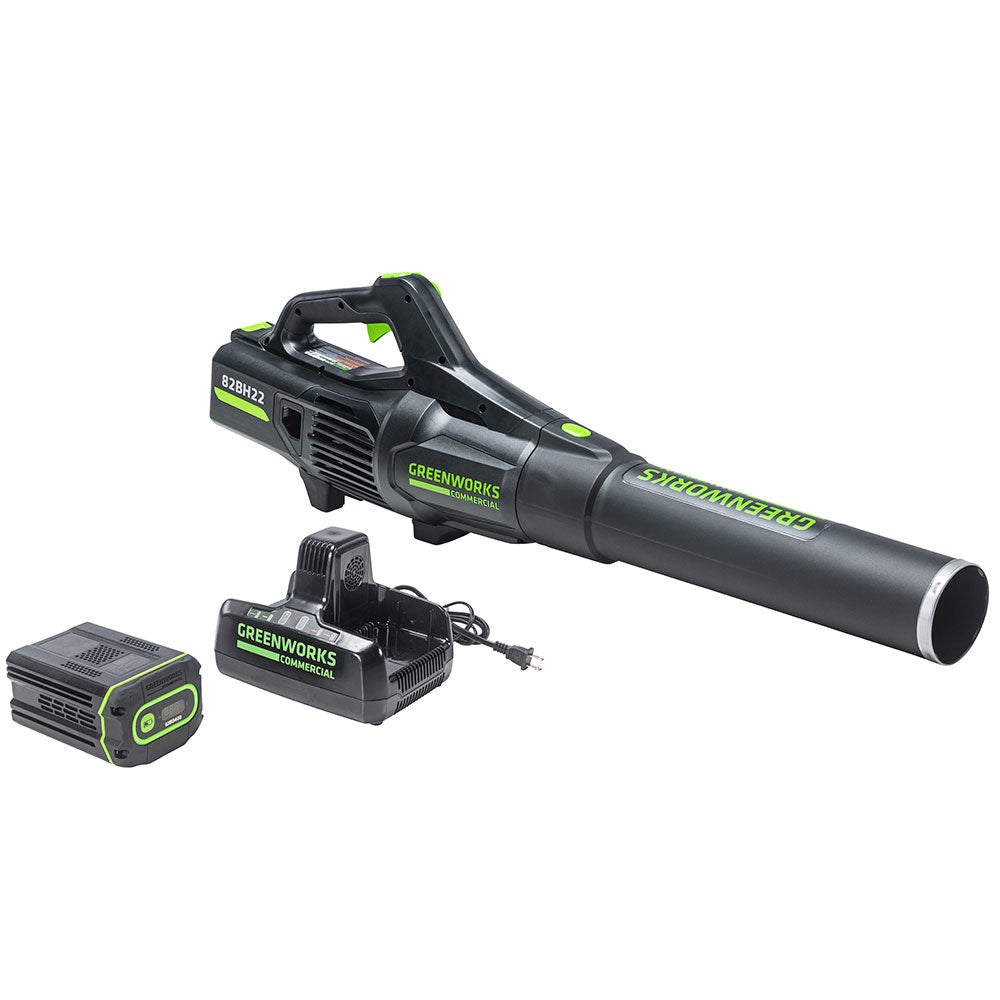 GreenWorks Commercial, Greenworks Commercial 82BH22-4DP 82V Brushless Handheld Axial Blower Kit