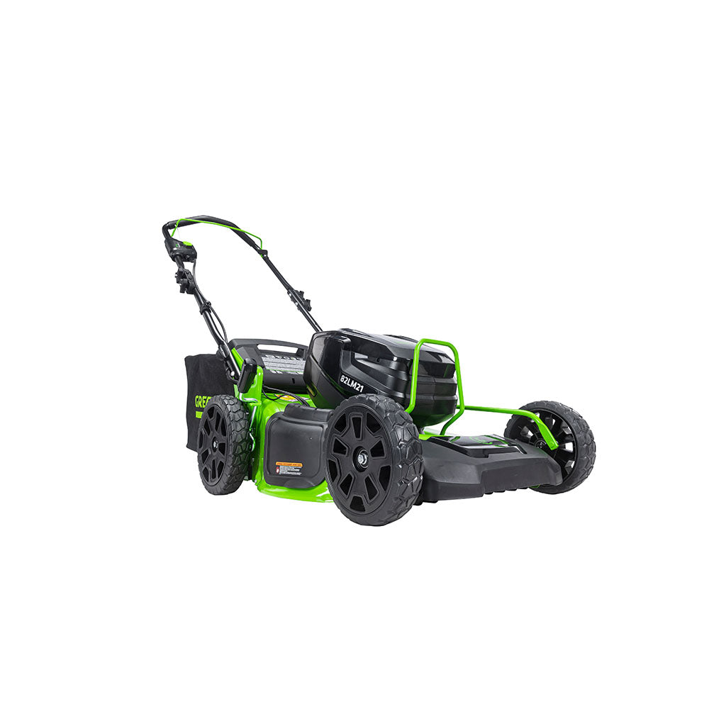 GreenWorks Commercial, Greenworks Commercial 82LM21-5DP 82V 21" Brushless Cordless Push Mower Kit