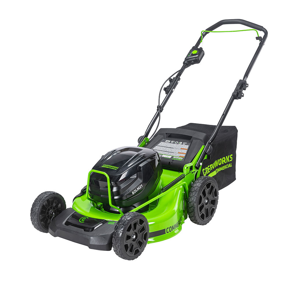 GreenWorks Commercial, Greenworks Commercial 82LM21 82V 21" Brushless Cordless Push Mower - Bare Tool