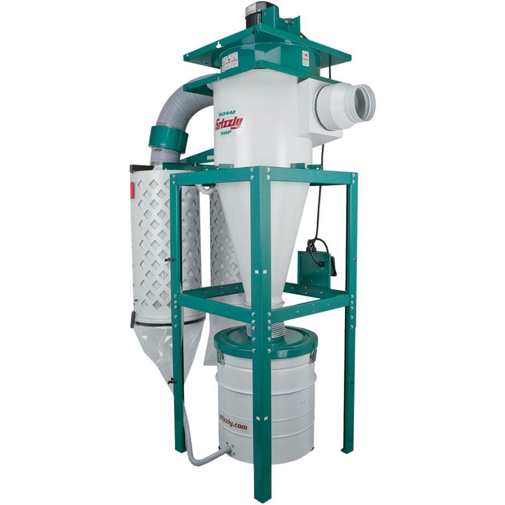 Grizzly, Grizzly G0442 220V 5 HP Cyclone Dust Collector