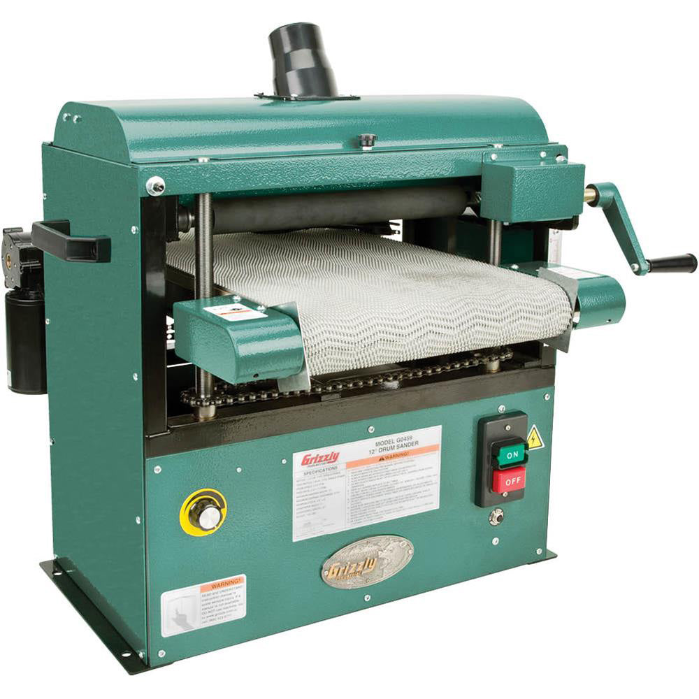 Grizzly, Grizzly G0459 115V 12 Inch 1-1/2 HP Baby Drum Sander