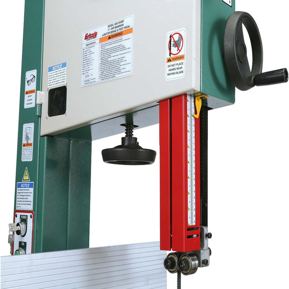 Grizzly, Grizzly G0513X2BF 220V 17 In 2 HP Extreme-Series Bandsaw with Cast-Iron Trunnion