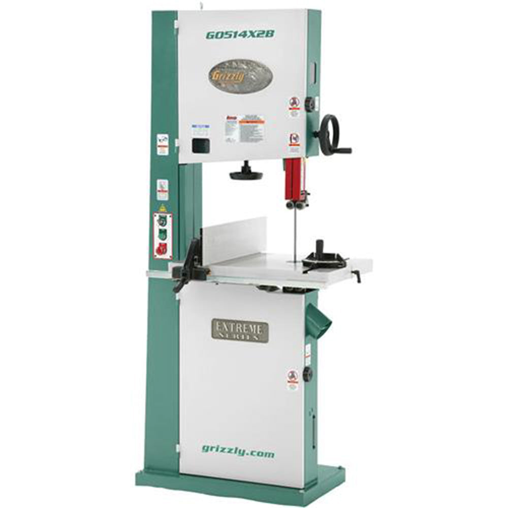 Grizzly, Grizzly G0514X2B 220V 19 Inch 3 HP Extreme-Series Bandsaw with Motor Brake