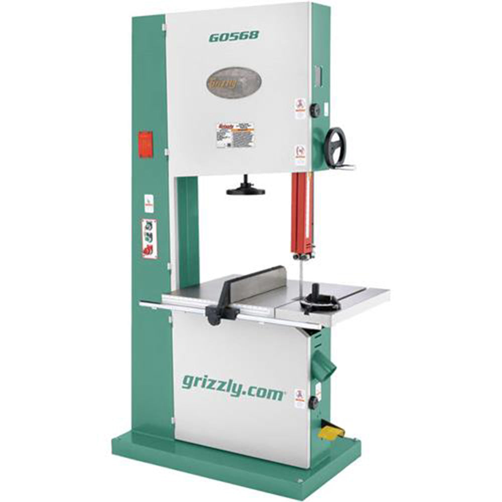 Grizzly, Grizzly G0568 220V 24 Inch 5 HP Industrial Bandsaw