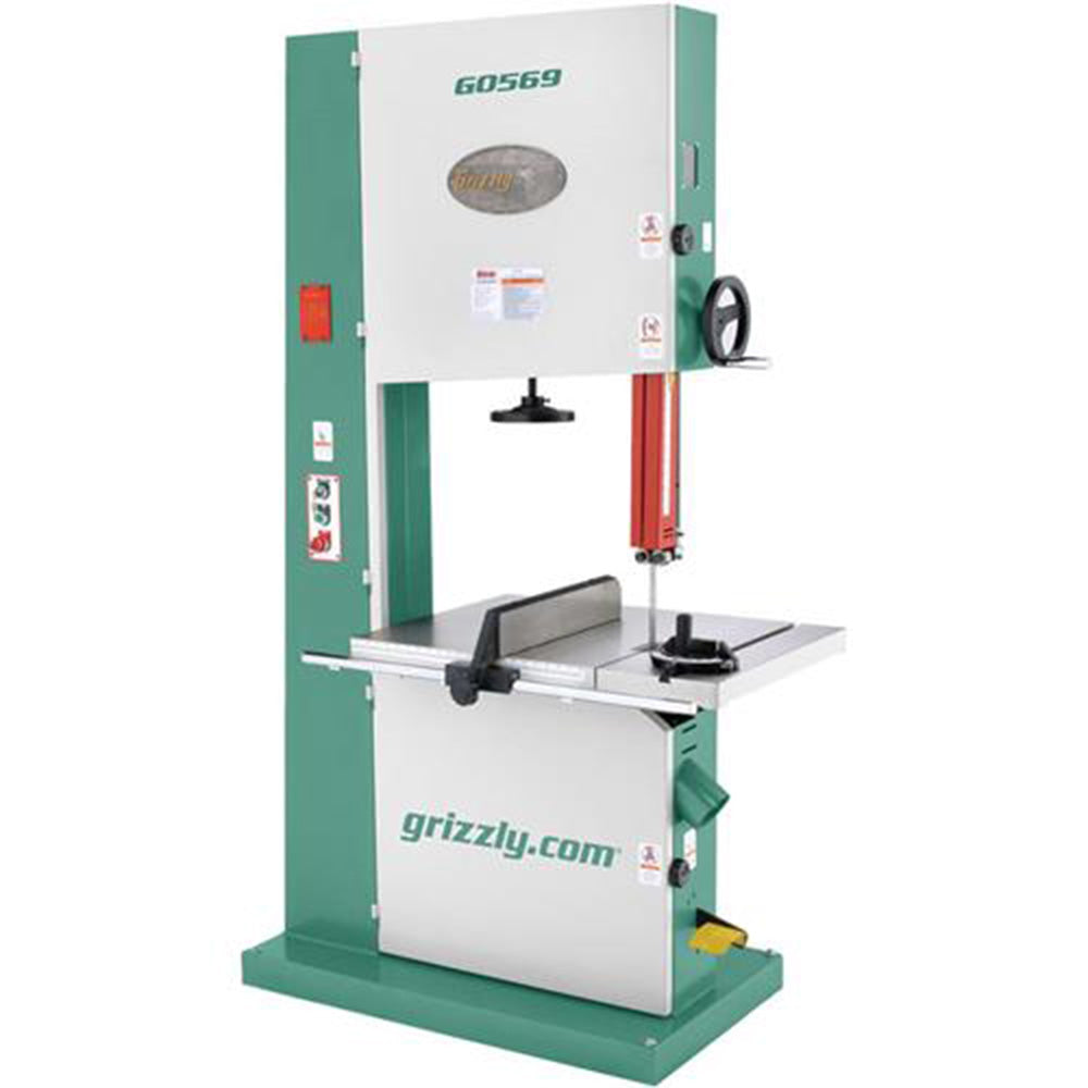 Grizzly, Grizzly G0569 220V/440V 24 Inch 7-1/2 HP 3-Phase Industrial Bandsaw