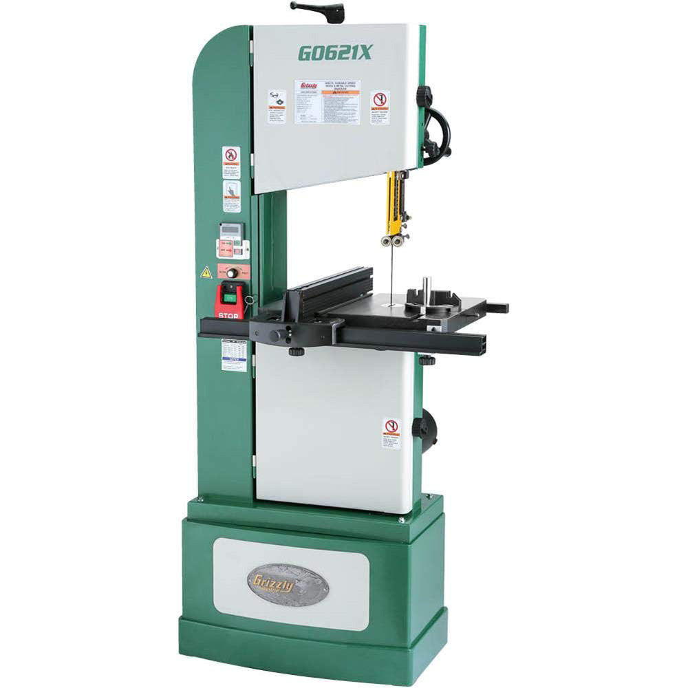 Grizzly, Grizzly G0621X 220V 13-1/2 Inch 1-1/4 Inch HP Vertical Wood Metal Bandsaw