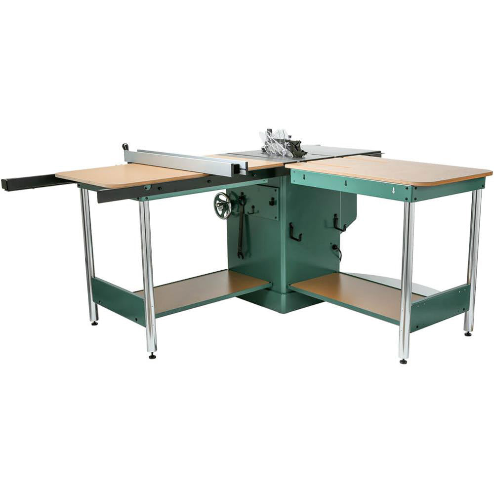 Grizzly, Grizzly G0652 220V/440V 10 Inch 5 HP 3-Phase Heavy-Duty Cabinet Table Saw