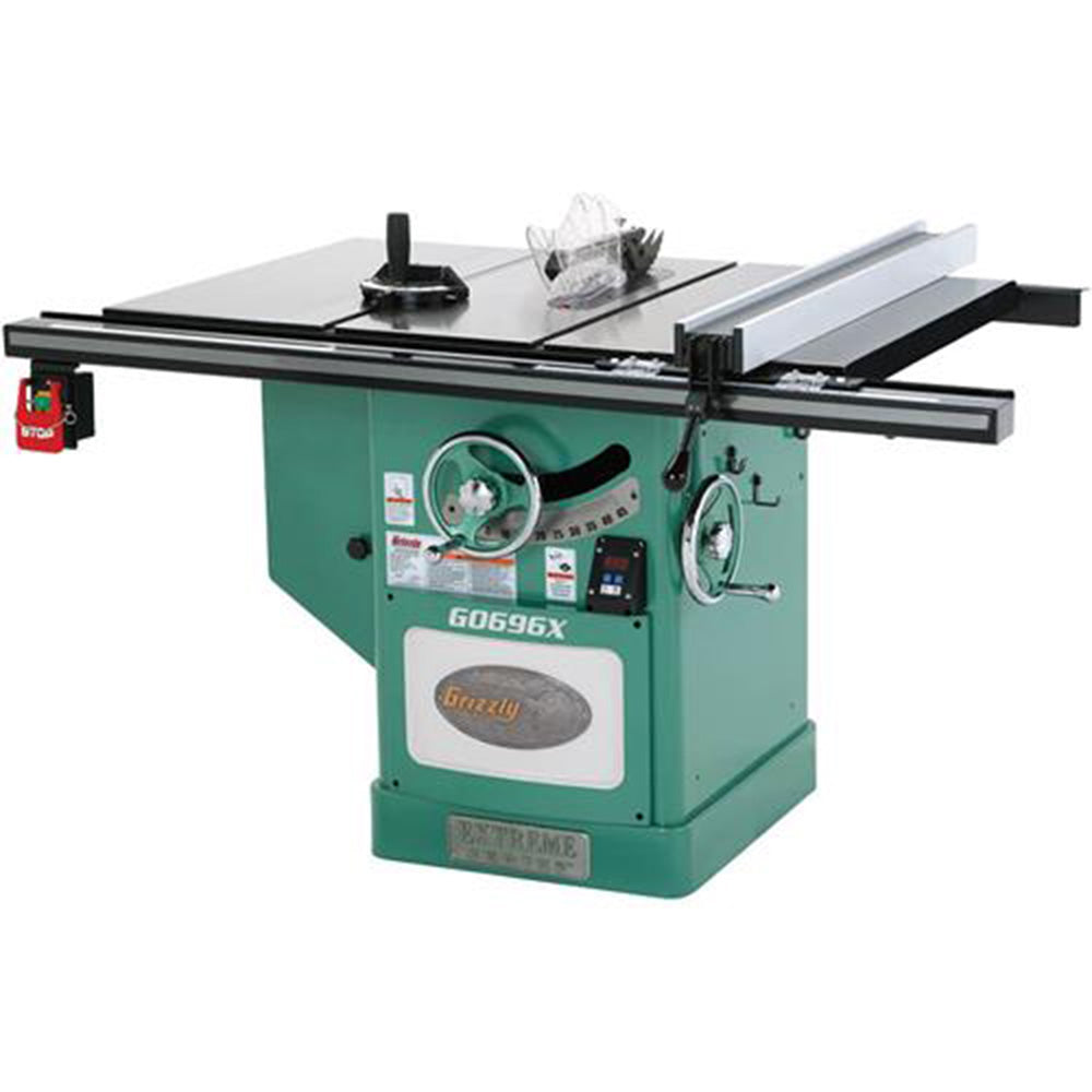 Grizzly, Grizzly G0696X 12 Inch 5 HP 220V Extreme Series Left-Tilt Table Saw