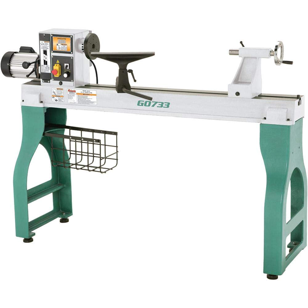 Grizzly, Grizzly G0733 18 Inch x 47 Inch Heavy Duty Wood Lathe