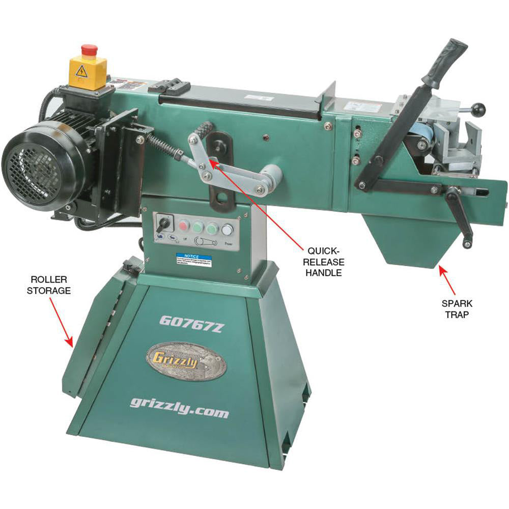 Grizzly, Grizzly G0767Z 220V Abrasive Tube Notcher 3-Phase