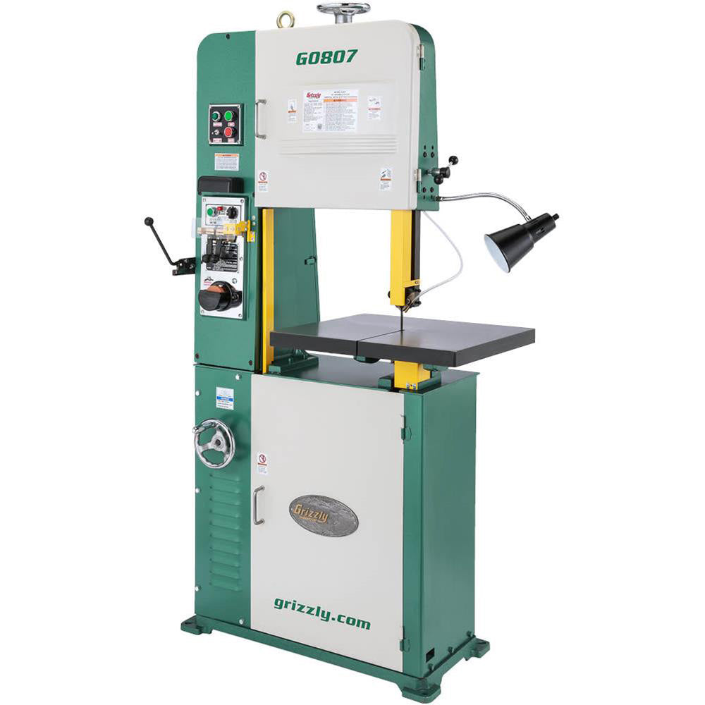 Grizzly, Grizzly G0807 110V/220V 18 Inch 2 HP Vertical Metal Cutting Bandsaw