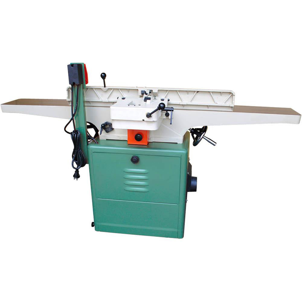 Grizzly, Grizzly G0856 230V 8 Inch x 72 Inch Jointer with Spiral Cutterhead & Mobile Base