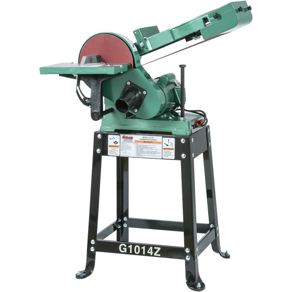 Grizzly, Grizzly G1014Z 110V/220V 6 Inch x 48 Inch Belt 9 Inch Disc Z Series Combo Sander