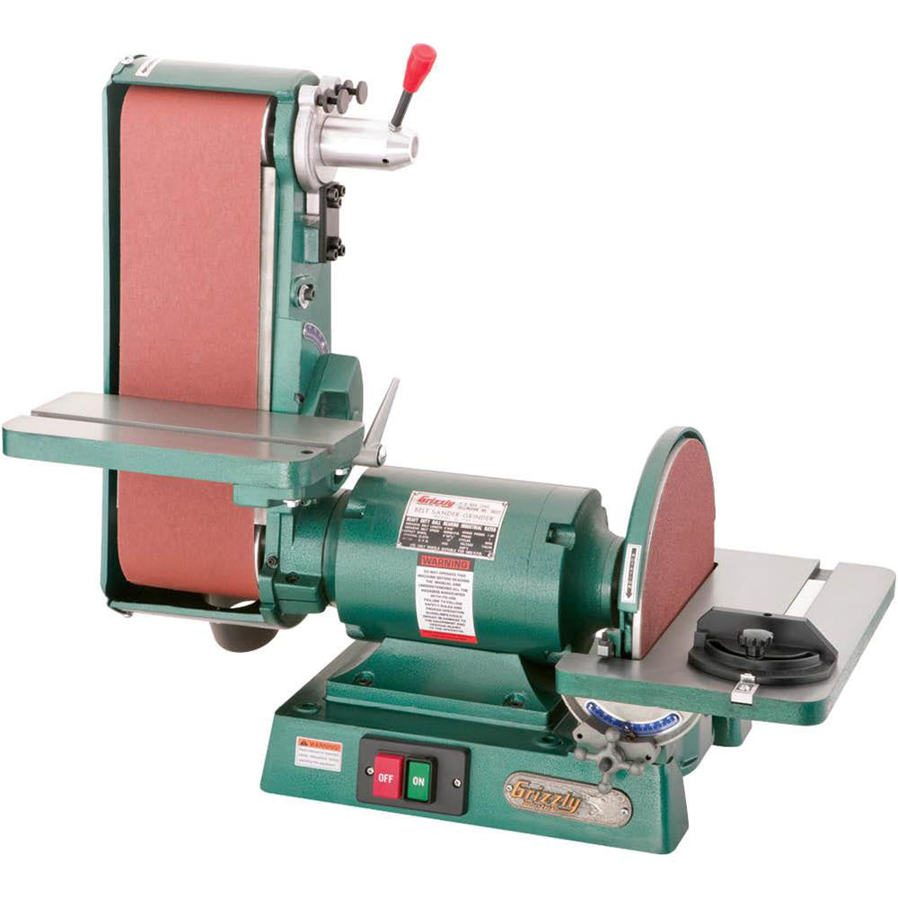 Grizzly, Grizzly G1183 110V/220V 6 Inch x 48 Inch Belt/12 Inch Disc Combo Sander