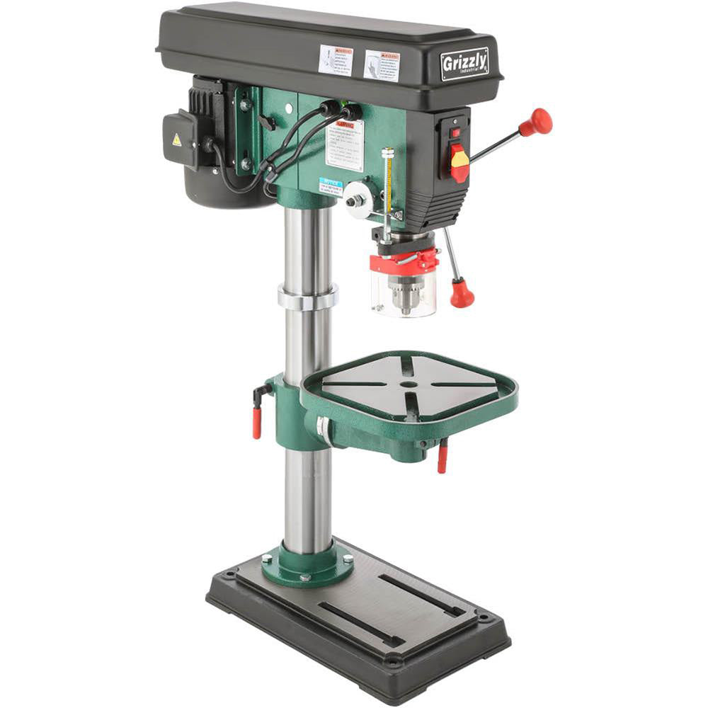 Grizzly, Grizzly G7943 120V 14 Inch 12 Speed Heavy-Duty Benchtop Drill Press