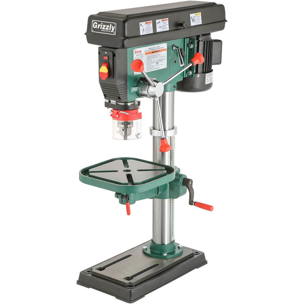 Grizzly, Grizzly G7943 120V 14 Inch 12 Speed Heavy-Duty Benchtop Drill Press