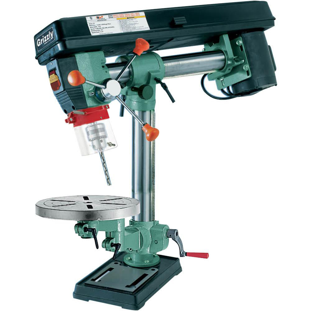 Grizzly, Grizzly G7946 120V 34 Inch 5 Speed Floor Radial Drill Press