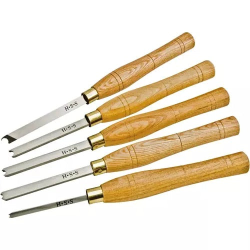 Grizzly, Grizzly H7941 5 Piece HSS Lathe High Speed Steel Chisels Set