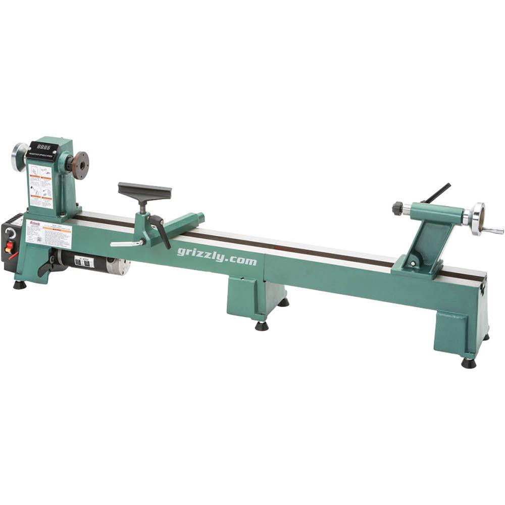 Grizzly, Grizzly T25920 110V 12 Inch x 18 Inch Variable-Speed Wood Lathe