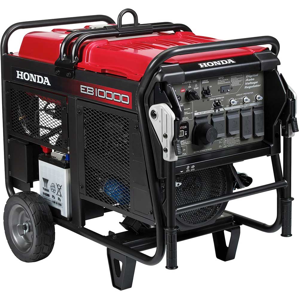 Honda, Honda EB10000 10000W 120/240V Gasoline Industrial Generator - Scratch and Dent