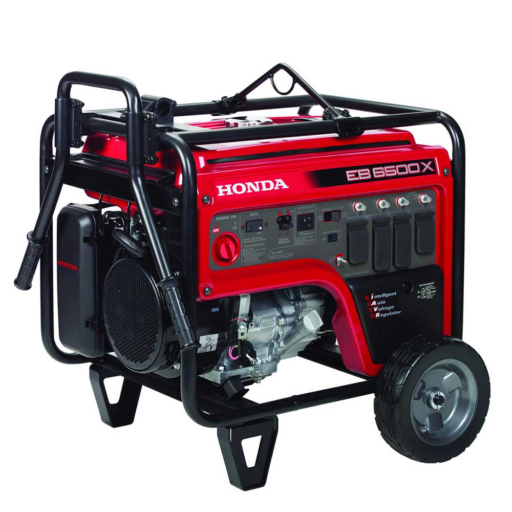 Honda, Honda EB6500X 6,500 Watt 120/240V Gas Industrial Portable Gas Generator