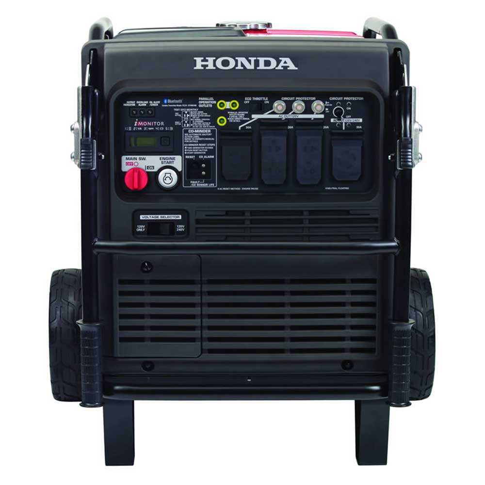 Honda, Honda EU7000IS 7,000 Watt 120V/240V Portable Gas Powered Inverter Generator w/ CO-Minder