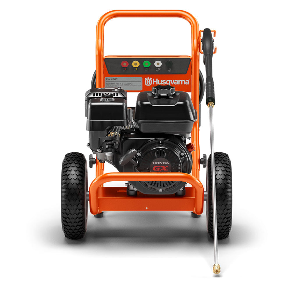 Husqvarna, Husqvarna 967979501 HH42 4.0 GPM 4200 PSI Pressure Washer w/ 50 ft Flexible Hose