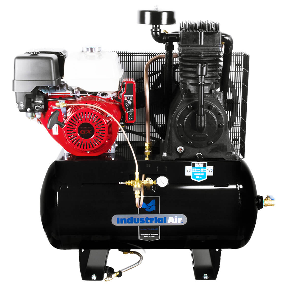 Industrial Air, Industrial Air IH1393075 30 Gallon 13 HP Truck Mount Air Compressor w/Engine