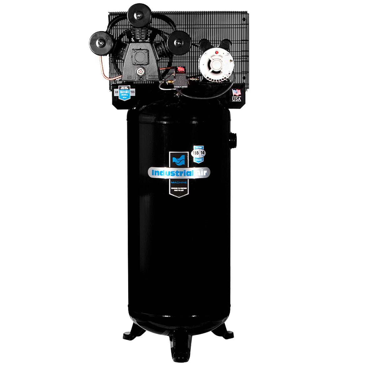 Industrial Air, Industrial Air ILA4546065 230-Volt 60 Gallon Stationary Vertical Air Compressor