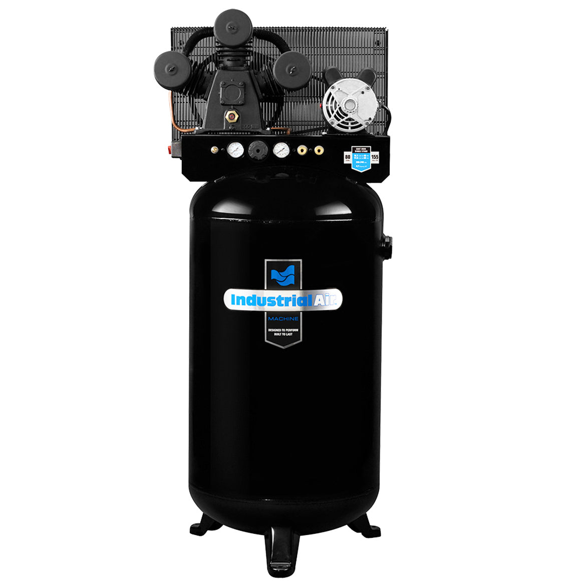 Industrial Air, Industrial Air ILA4708065 240-Volt 80 Gallon Stationary Vertical Air Compressor