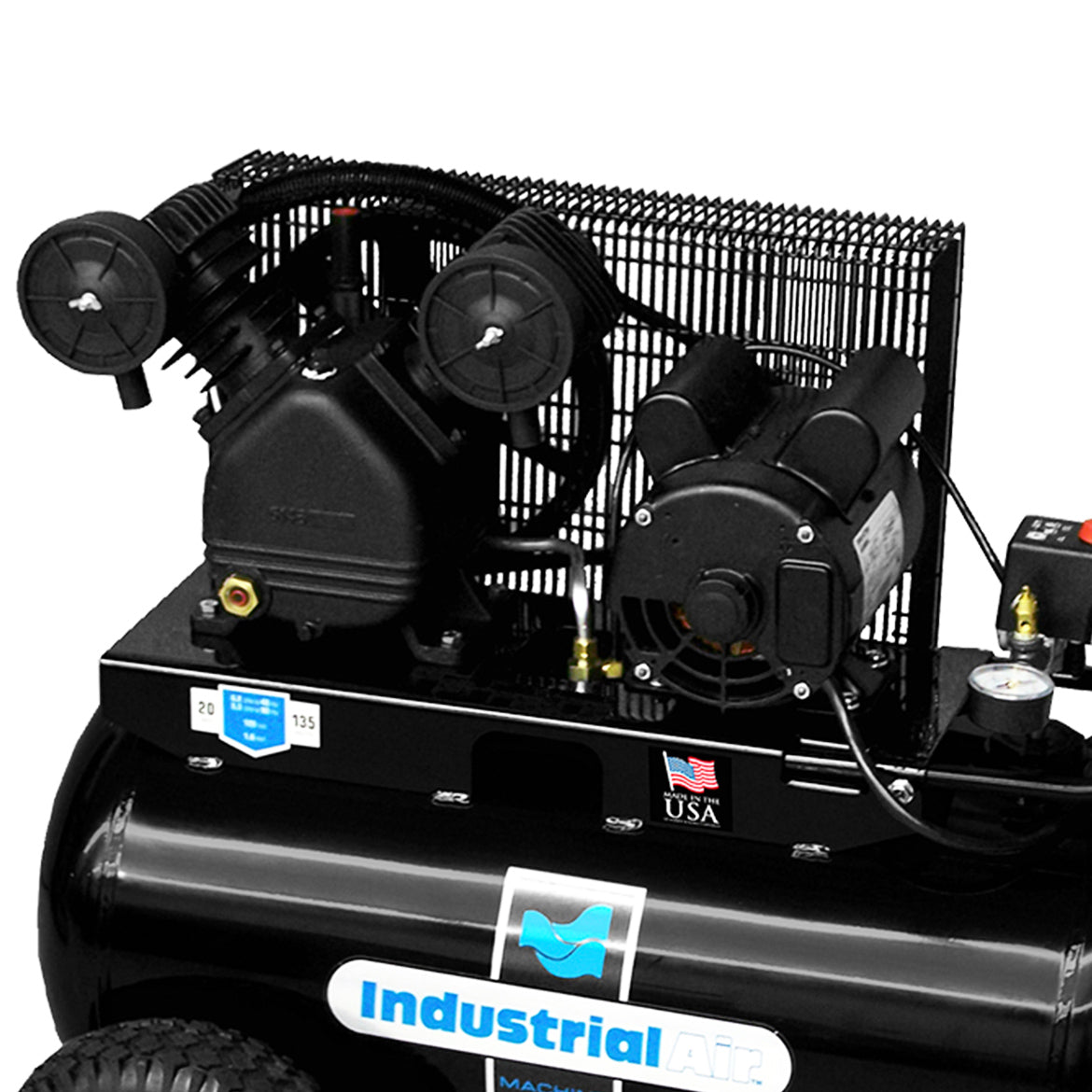 Industrial Air, Industrial Air IP1682066.MN 120-Volt 20 Gallon 1.6 HP Horizontal Air Compressor