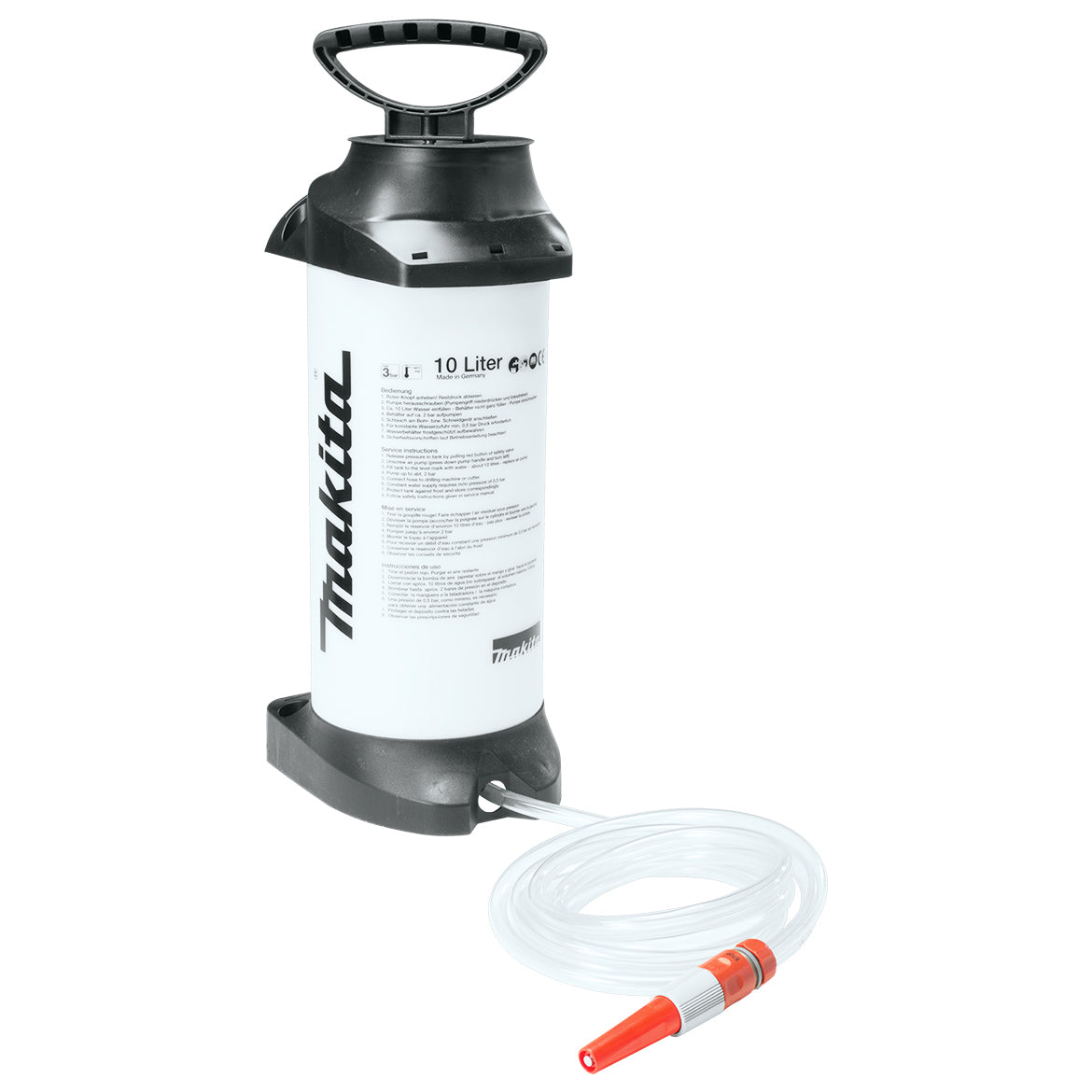 Makita, Makita 988-394-610 2.6-Gallon Hand Poly-Carbonate Pump Pressurized Water Tank