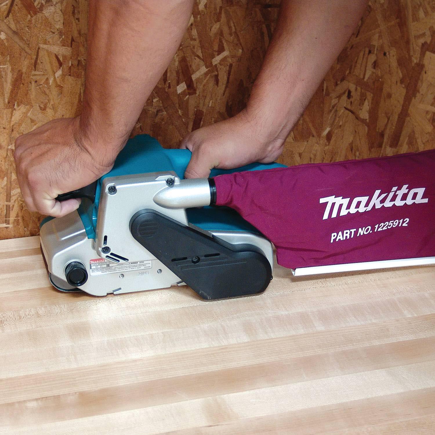 Makita, Makita 9903 3'' x 21'' 8.8 Amp Variable Speed Belt Sander w/ Dust Bag