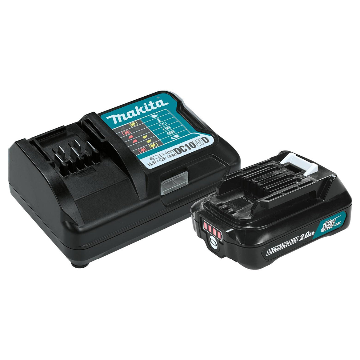 Makita, Makita BL1021BDC1 12-Volt 2.0Ah CXT Lithium-Ion Battery and Charger Starter Kit