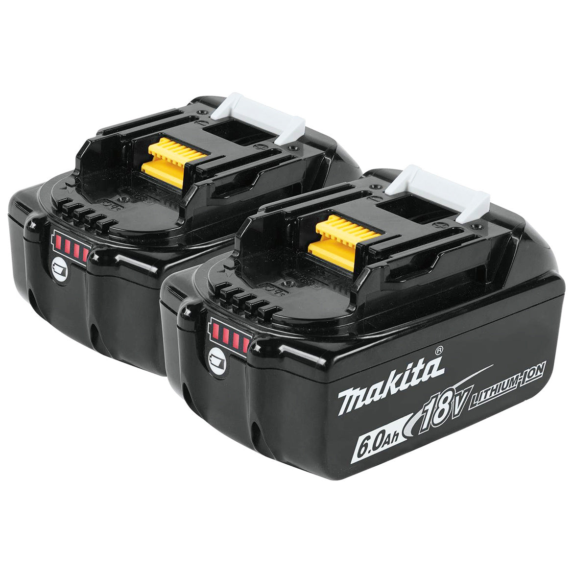 Makita, Makita BL1860B-2 18-Volt 6.0Ah Integrated LED LXT Lithium-Ion Battery - 2pk