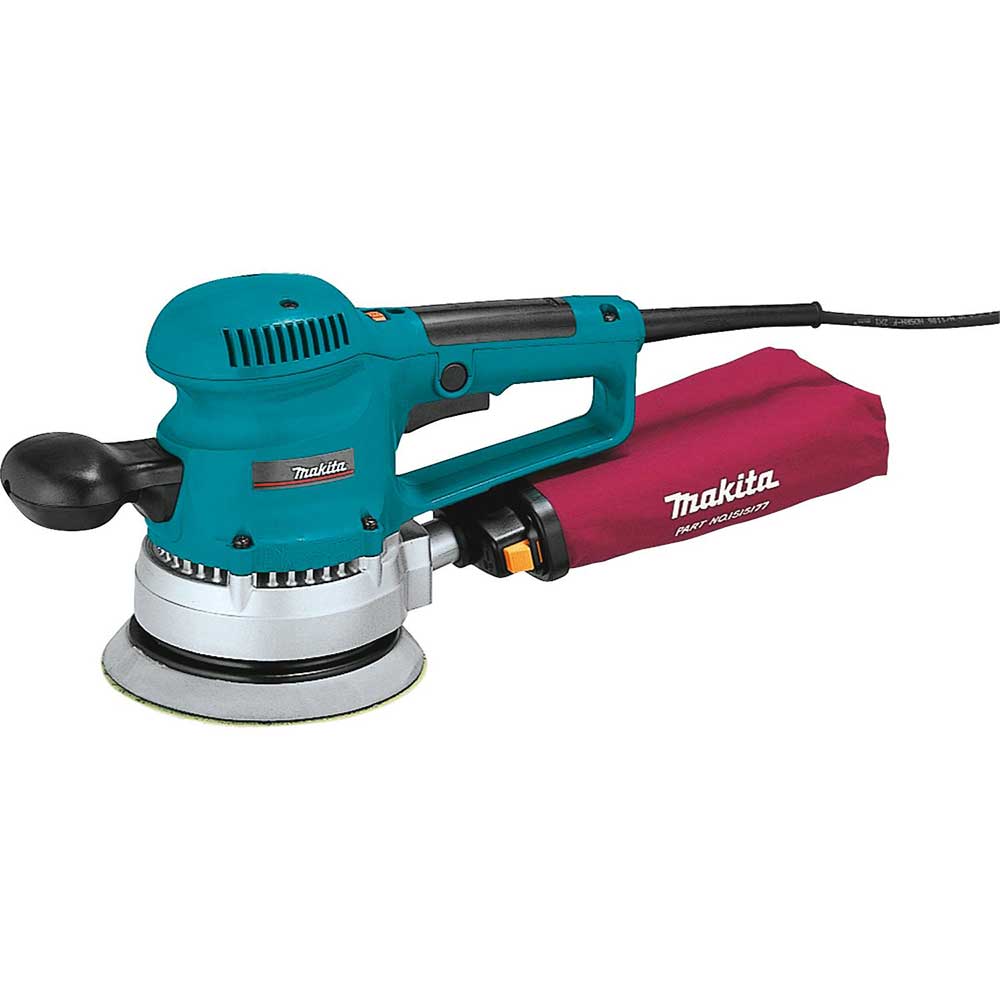 Makita, Makita BO6030 2.7 Amp 6-Inch Random Orbit Variable Speed Sander with Dust Bag