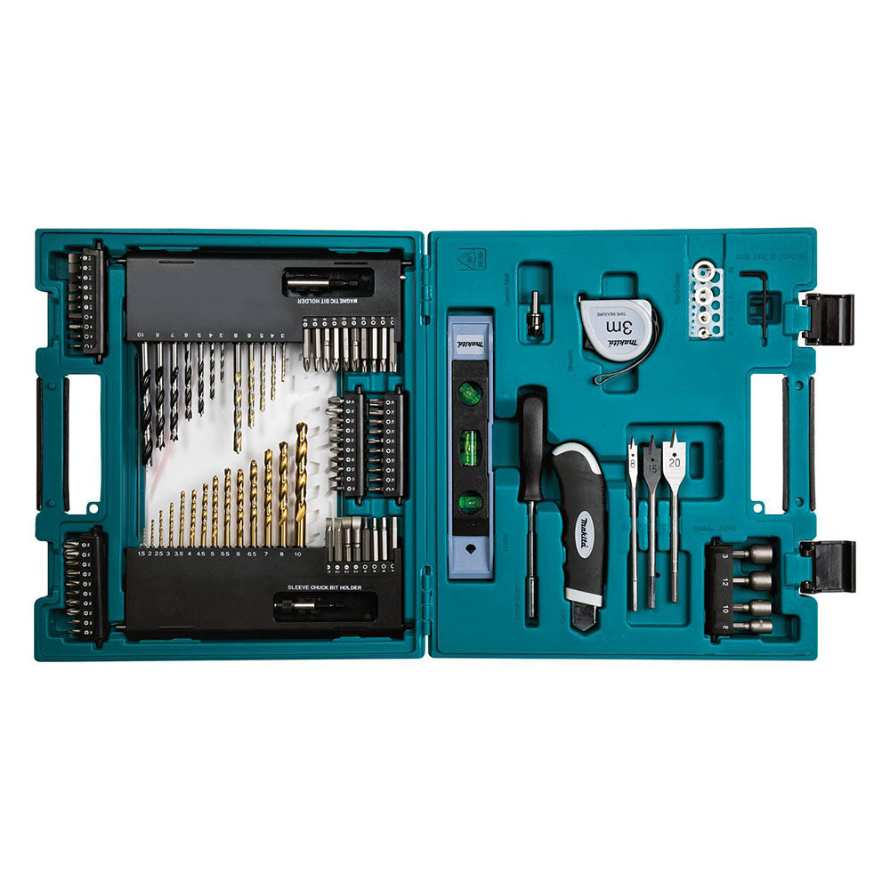 Makita, Makita D-31778 Metric Multi Bit and Hand Tool Set w/ Compact Carry Case - 104 PC